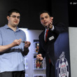 Jack Effel presents the gold bracelet to Steven Wolansky