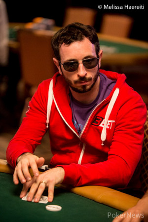 Brian Rast has nearly doubled his stack so far.