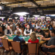 Players in Event #51: $1,500 No-Limit Hold'em Monster Stack pack the Amazon Room