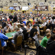Players in Event #51: $1,500 No-Limit Hold'em Monster Stack pack the Pavilion Room