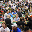 The Pavilion Room is packed wall to wall with players in Event #51: $1,500 No-Limit Hold'em Monster Stack