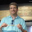 Mike Kachan with his gold bracelet from Event #56: $1,000 No-Limit Hold'em