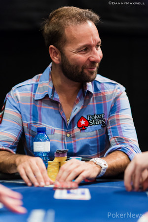 Daniel Negreanu earlier this week in the €50,000 Super High Roller