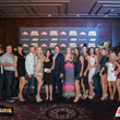 Partygoers at the Aussie Millions Welcome Party.