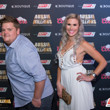 Matt McCleish and Sarah Herring at the Aussie Millions Welcome Party.