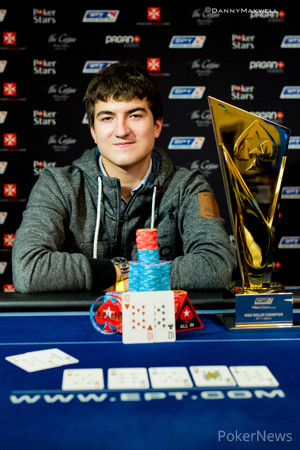 Dzmitry Urbanovich - EPT Malta 2015 - €25,500 High Roller winner