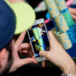 Player takes a picture of his chipstack