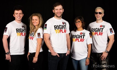 Team PokerStars supports Right to Play