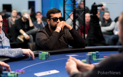 Kully Sidhu all in for almost 3 times the pot