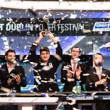 Dzmitry Urbanovich lifts his trophy