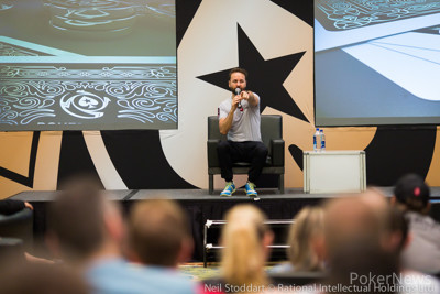 Breakfast Q&A with Daniel Negreanu earlier on Day 1a.