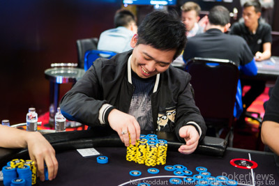Current chip leader Xuan Tan