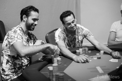 Sliman Taghzouit (right) is the 13th place finisher in the 2017 Winamax SISMIX Main Event