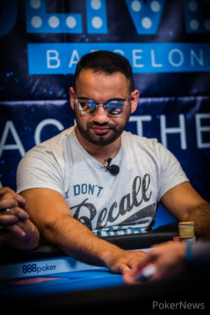 Hamza Miri was dominated and crashed out of the 888Live Barcelona Main Event