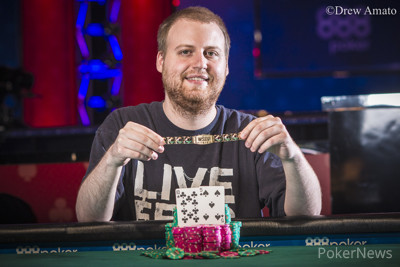 Joe McKeehen winning bracelet No. 2