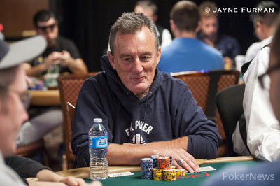 Barny Boatman Early Chip Leader of Day 1a