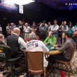 Spectators line the rail of The Poker Players' Championship Tournament Area