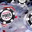 WSOP Branding Ice Sculpture