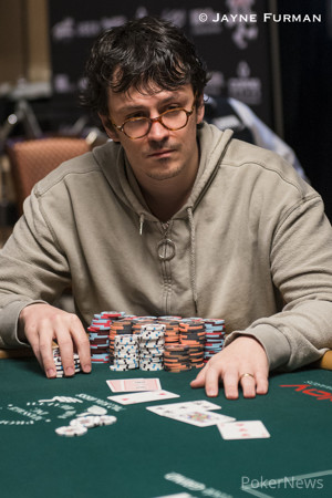 Isaac Haxton has built a chip lead in the first session of the $50,000 Poker Players' Championship