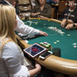 Katie Lindsay playing Ladies Event 70 and WSOP.com Event 71