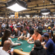 Players pack the Amazon Room Day 1B Main Event