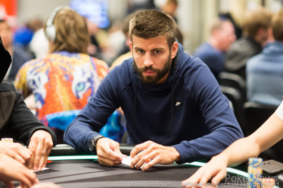 Gerard Pique in the first Single-Day High Roller