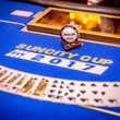 Suncity Cup cards and dealer button