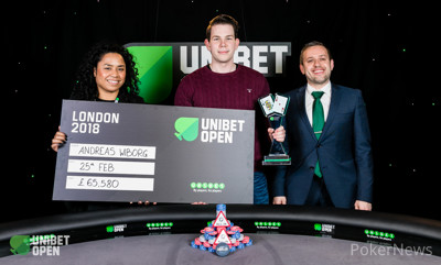 Andreas Wiborg Wins the 2018 Unibet Open London Main Event