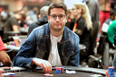 Michel Dattani Bags the Most Chips on Day 1a