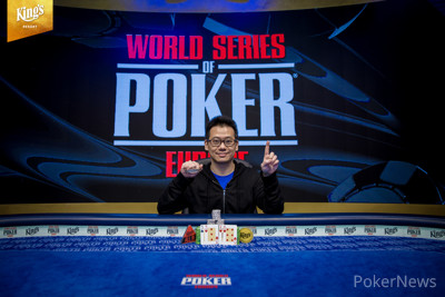 Anson Tsang During his 1st WSOP Bracelet Win