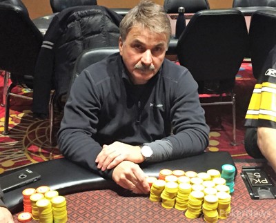 Final Day Chipleader Peter Mancini