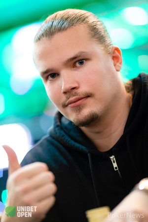 Henri Koivisto is third in chips after Day 1a in Dublin