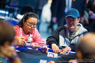 Yake Wu in the €1,100 French National Championship