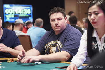 Shaun Deeb in an earlier event at the 2019 WSOP