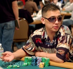 Vinnie Vinh on Day 1 of Event #30. He survived to Day 2, but never returned to play his chips.