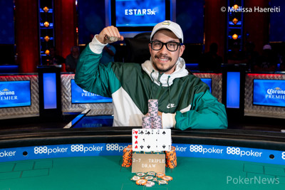 Phil Hui after winning the 2019 Poker Players Championship