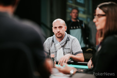 Philippe Guillou at the High Roller final table