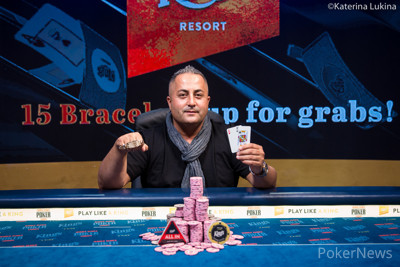 Siamak Tooran Wins Event #6: €25,500 Short Deck High Roller