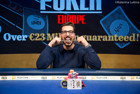 Tomas Ribeiro Wins Fifth Bracelet for Portugal in Event #11: €2,200 Pot-Limit Omaha for €128,314
