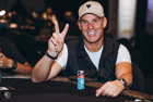 Shane Warne in action at the 2020 Aussie Millions
