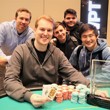Brett Apter, Brock Wilson, Michael Rossito, Stephen Song Celebrate with Dokler
