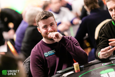 Jamie Nixon, 2nd in chips going to Day 3