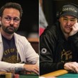 Daniel Negreanu and Phil Hellmuth