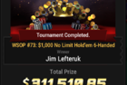 Jim 'grousegrind" Lefteruk Wins Event #73