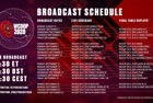 2020 WCOOP Broadcast Schedule