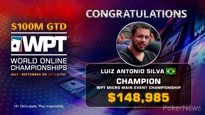 Luiz Antonio Silva wins WPT WOC Micro Main Event