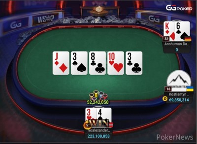 Anshuman "AnshuD" Dash Eliminated in 3rd Place ($139,151)