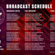 2020 WCOOP Broadcast Schedule New