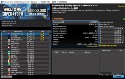 Sunday Special Final Lobby
