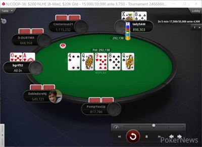 "bgrif32" Eliminated in 6th Place ($1,561)
